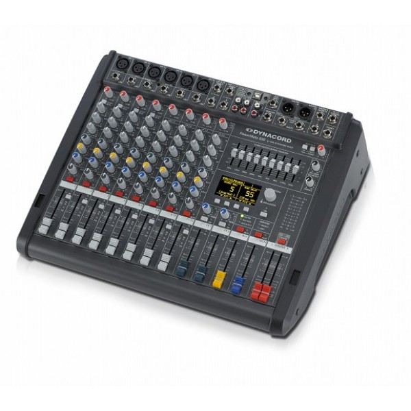 PowerMate 600-3 8‑channel compact power‑mixer